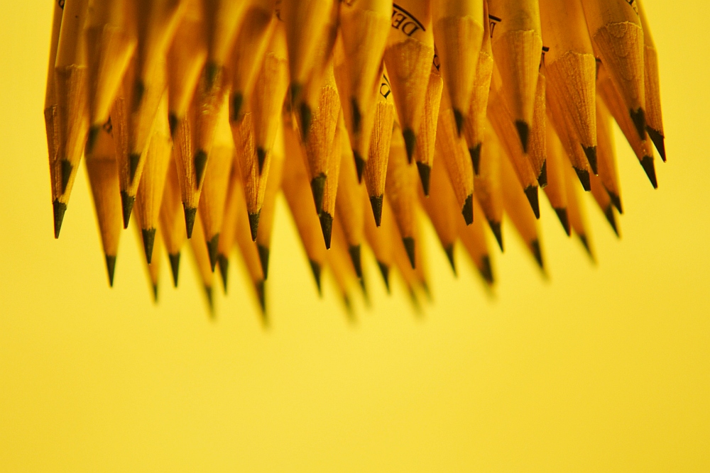 Bleistifte arrangiert Pencils arranged